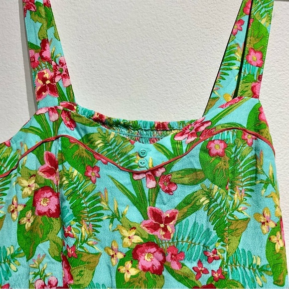 Matilda Jane Pretty Floral Dress Size M. Scrunchedd Back With Inner Lining - Picture 6 of 10